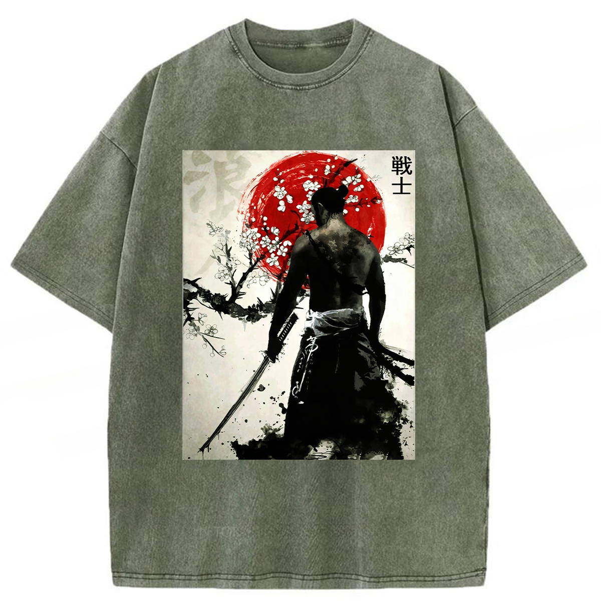 Tokyoviva The Way Of The Samurai Washed T-shirt