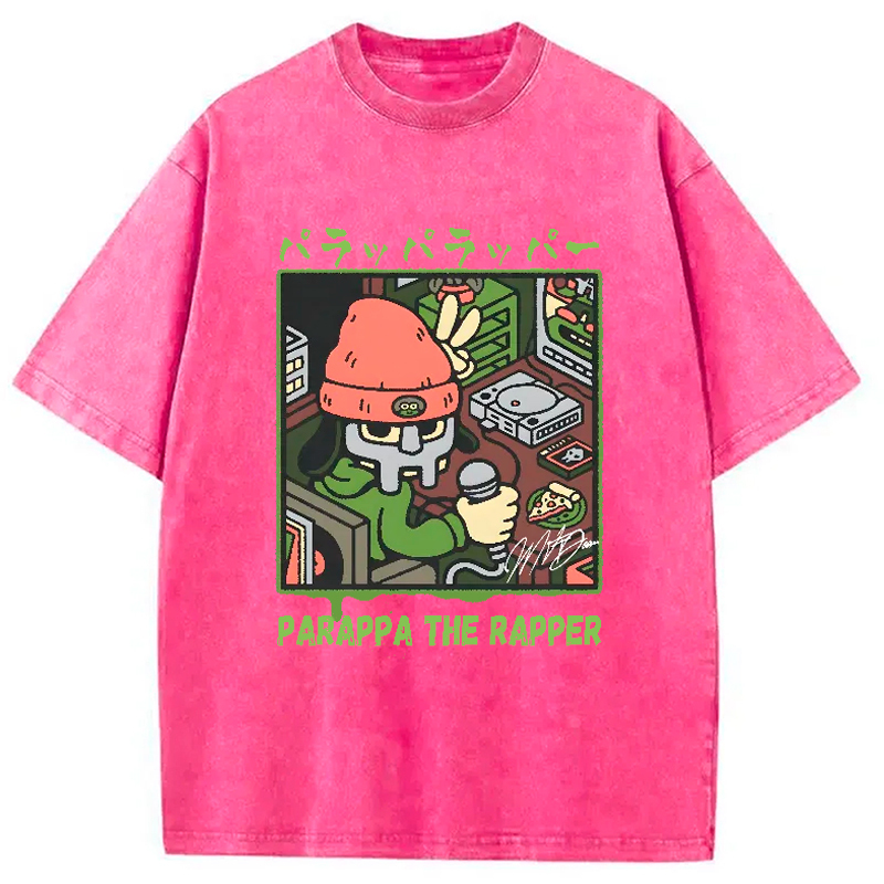 PaRappa the Rapper MF DOOM Washed T-Shirt
