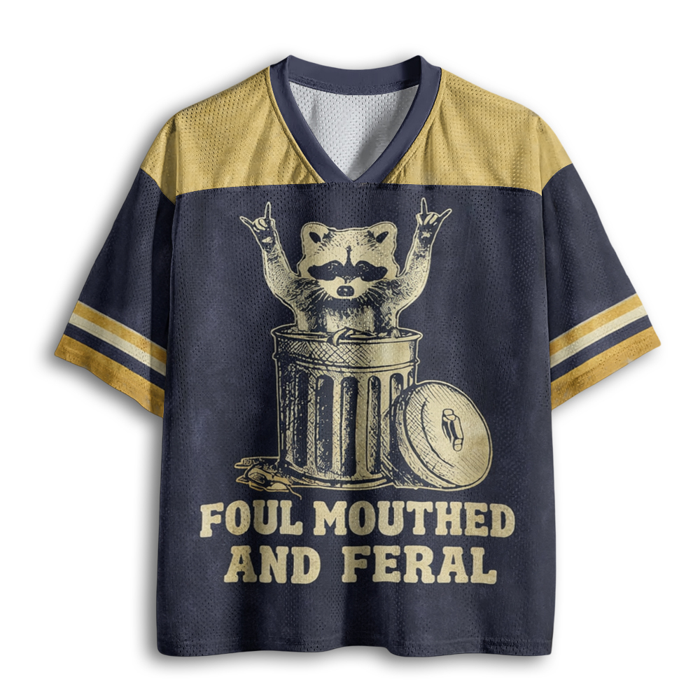 Tokyoviva Foul Mouthed and Feral Raccoon Mesh Jersey