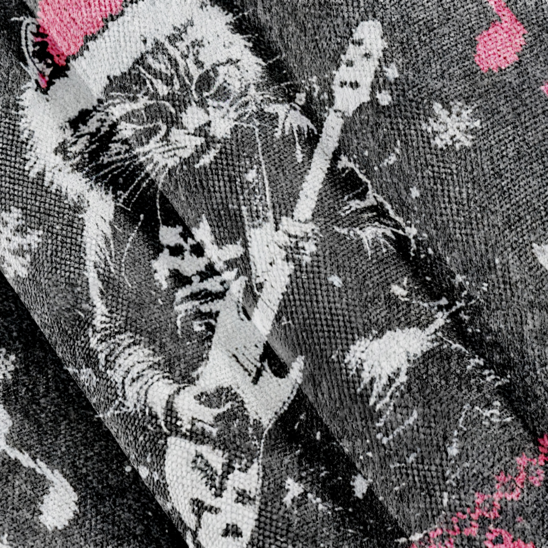 Funny Rock Cat Guitar Ugly Sweatshirt