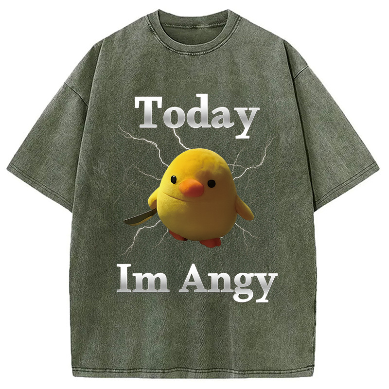 Today I'm Angry Washed T-Shirt