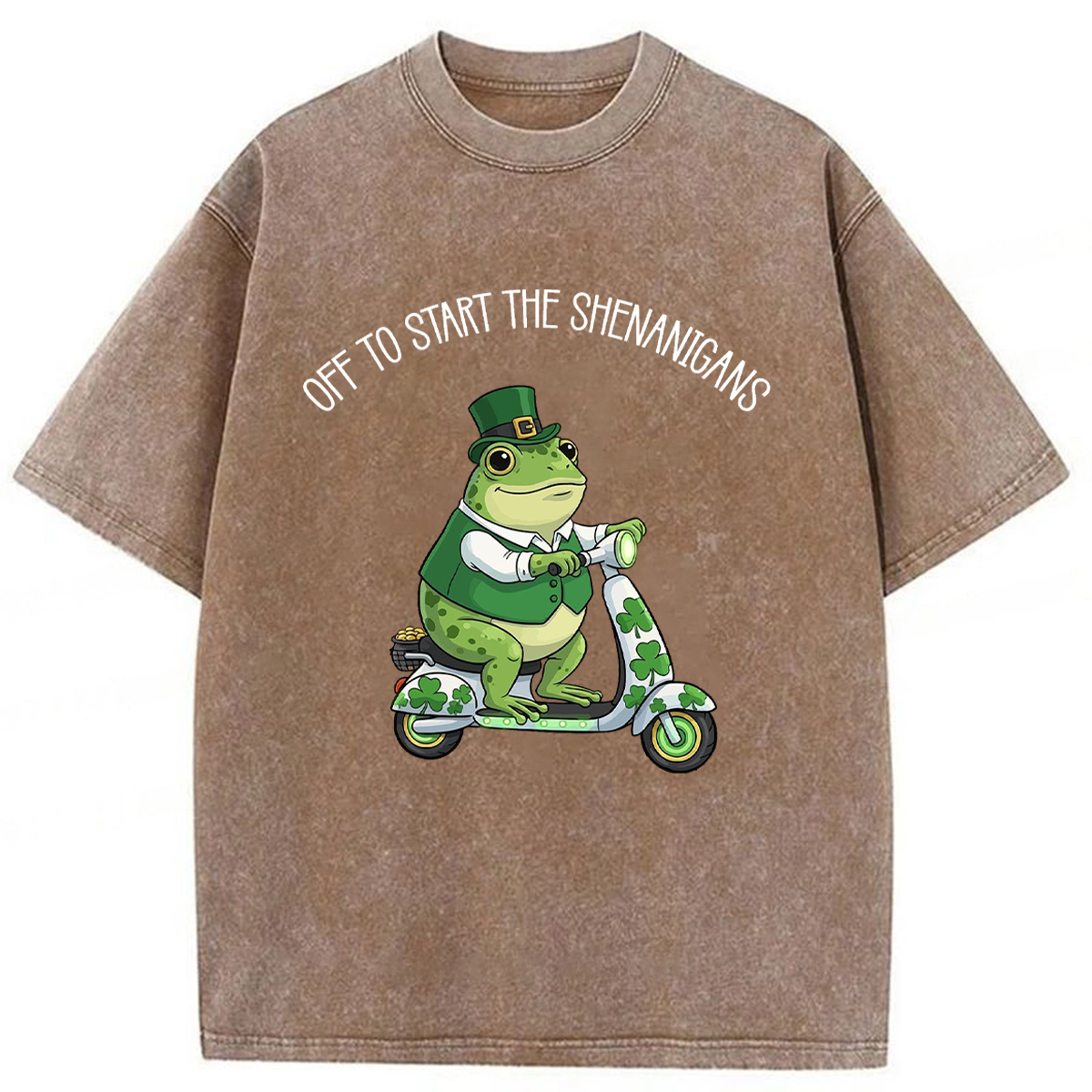 Tokyoviva Off To Start The Shenanigans Washed T-shirt