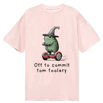 Frog Riding A Balance Scooter Classic T-Shirt