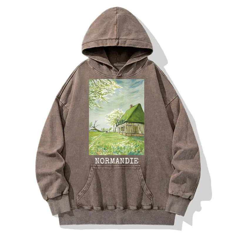 Normandie Travel Washed Hoodie