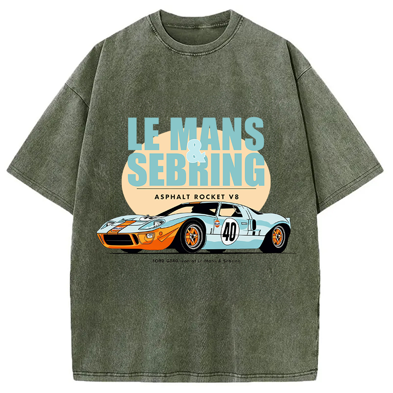 Won At Le Mans & Sebring Washed T-Shirt