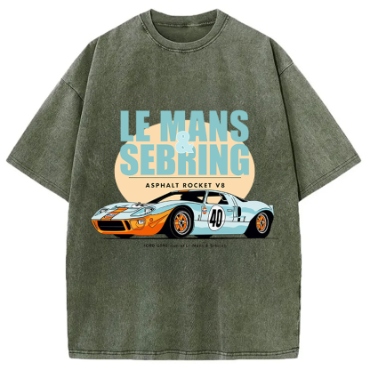 Won At Le Mans & Sebring Washed T-Shirt