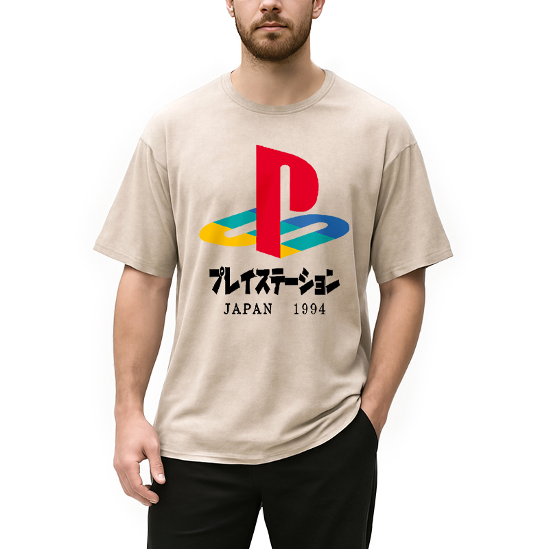 Sony Playstation Japanese Washed T-Shirt