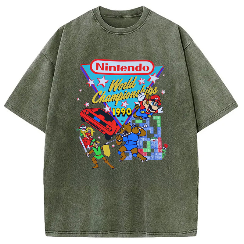Nintendo 1990 World Championships Washed T-Shirt
