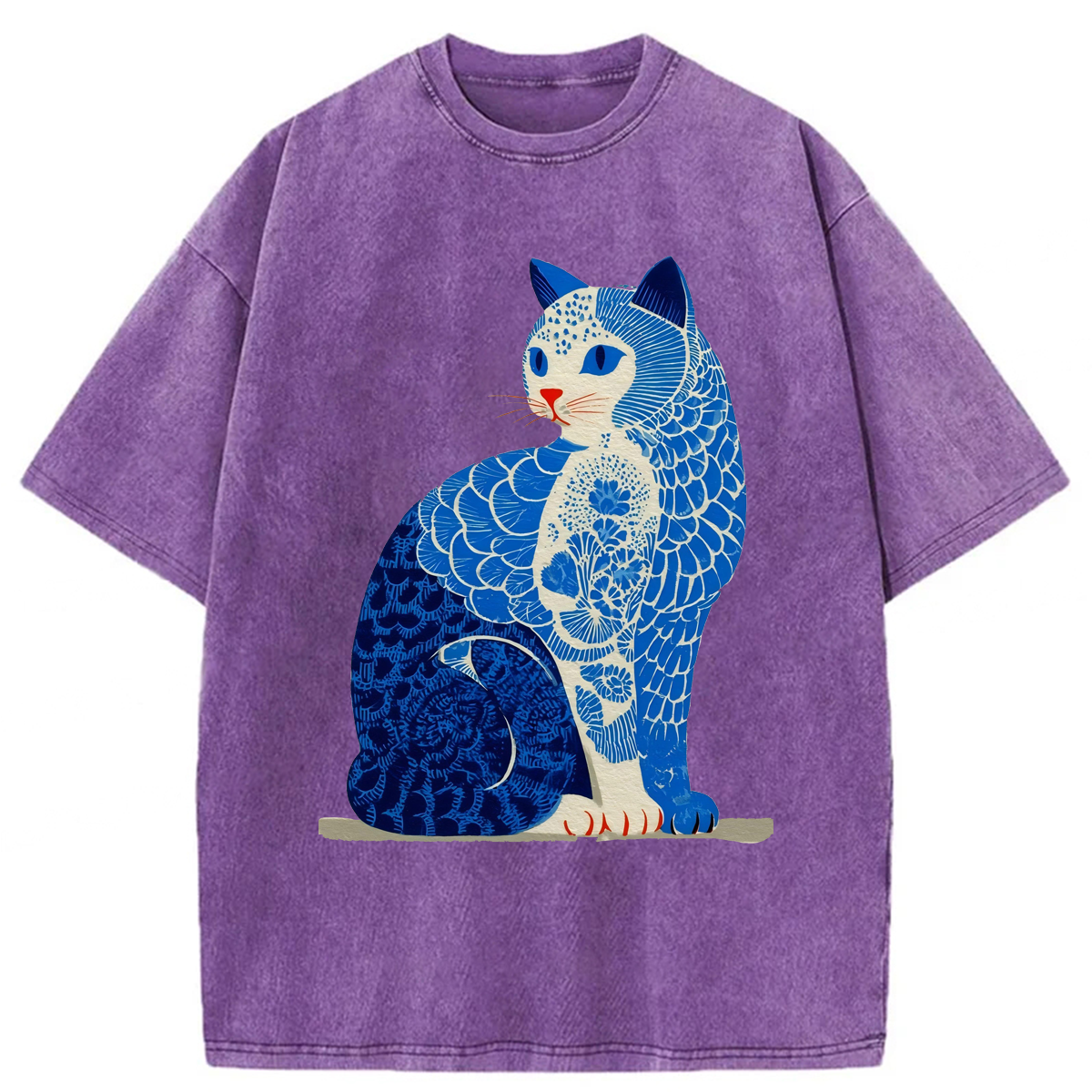 Tokyoviva Vintage Cat Washed T-shirt