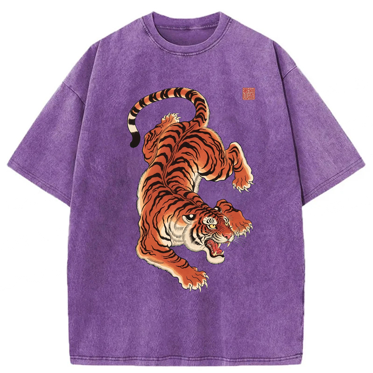 Tokyoviva Japanese Tiger Washed T-shirt