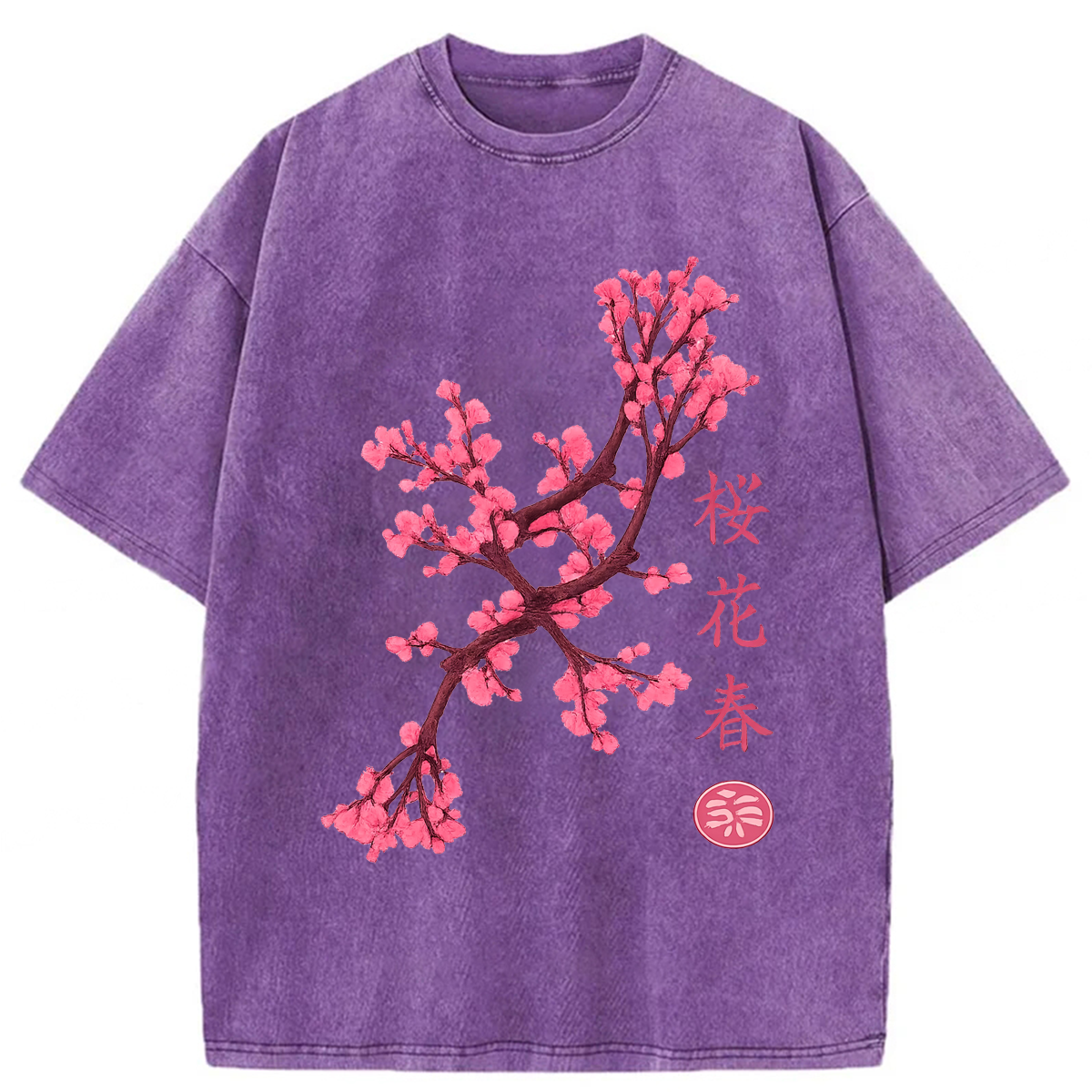 Tokyoviva Japanese Sakura Washed T-shirt