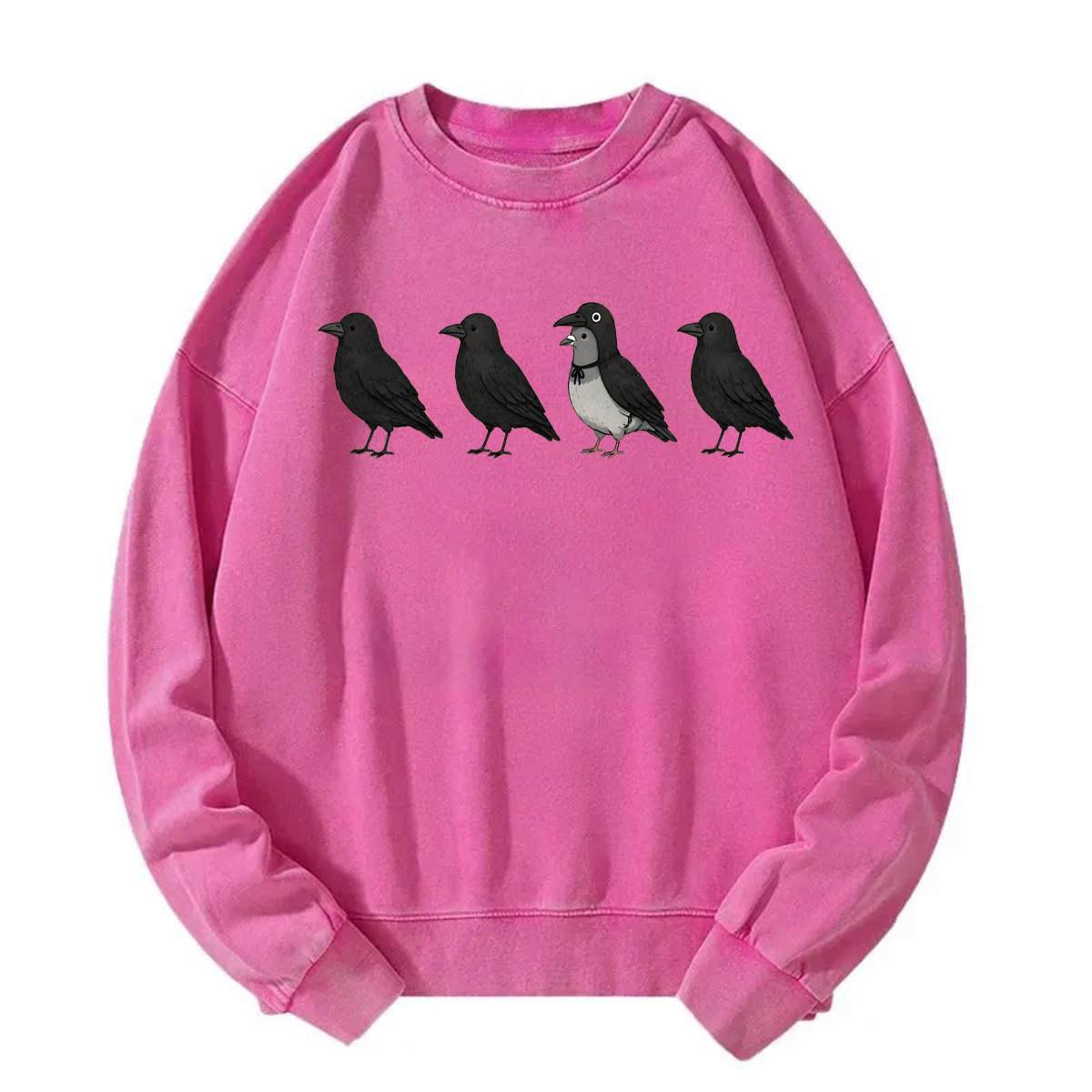 Tokyoviva Halloween Crow Pigeon Sweatshirt