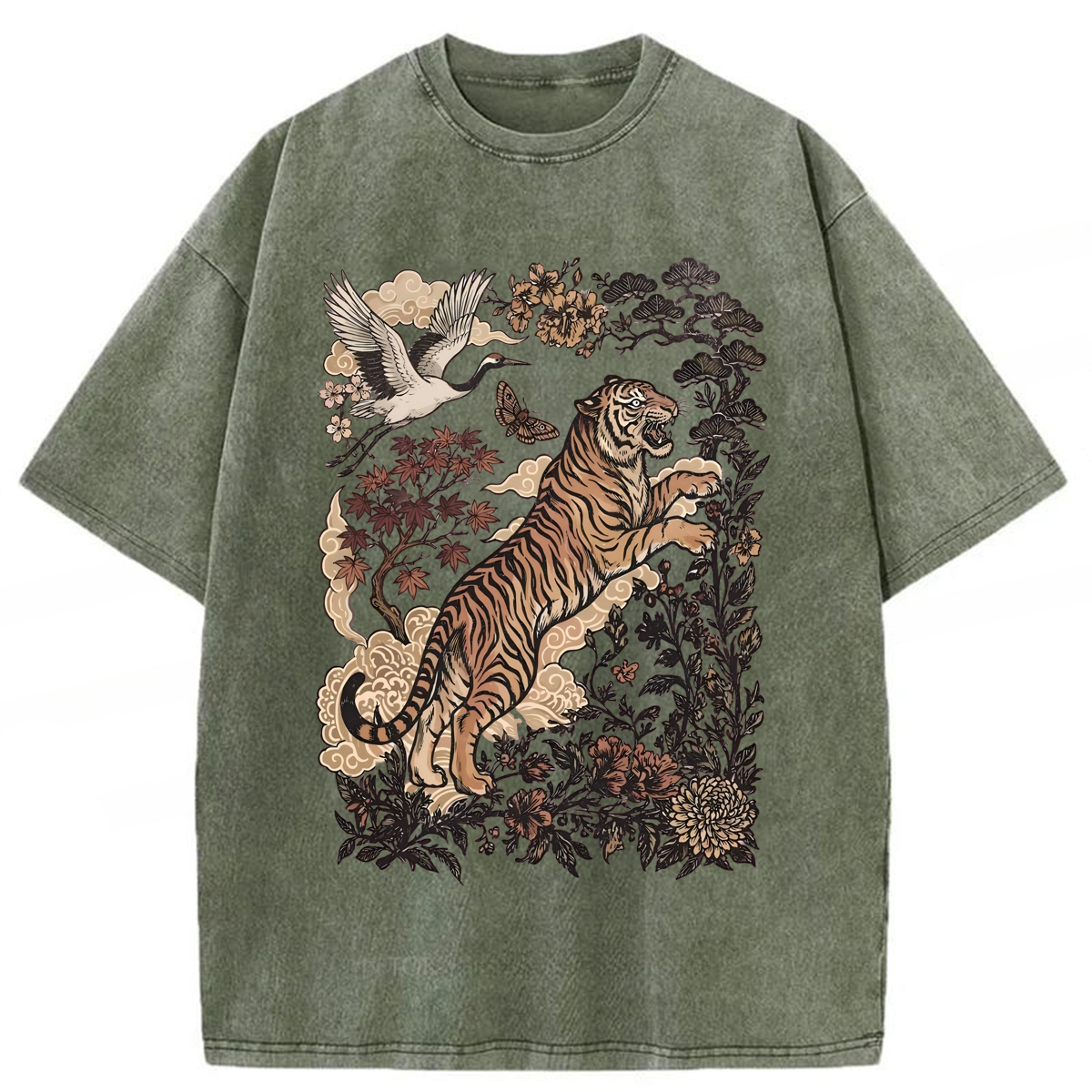 Tokyoviva Wild Tiger Washed T-shirt
