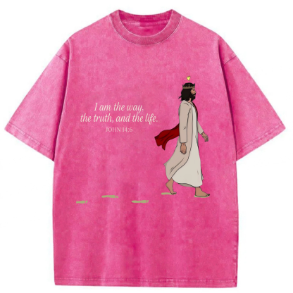 Tokyoviva Jesus The Way The Truth The Life Washed T-shirt
