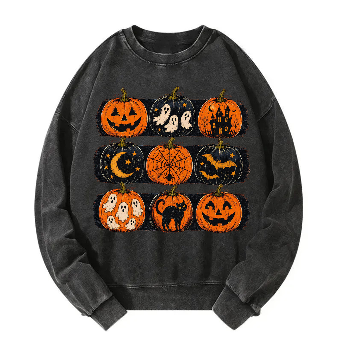 Tokyoviva Spooky Halloween Pumpkin Sweatshirt