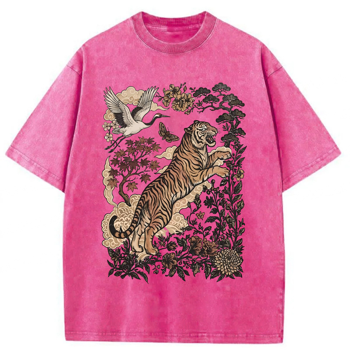Tokyoviva Wild Tiger Washed T-shirt