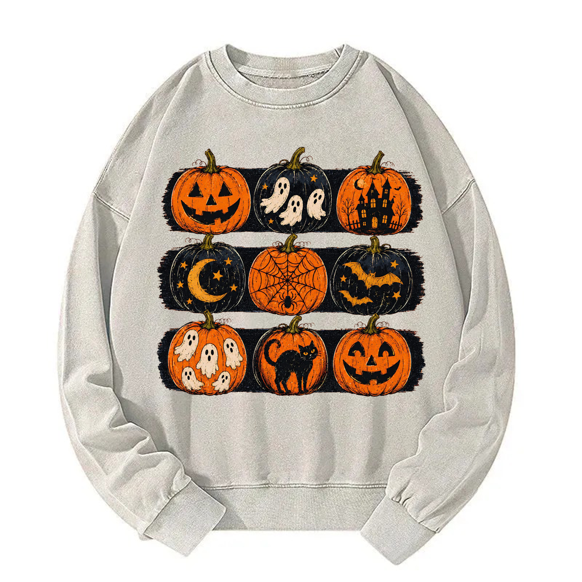 Tokyoviva Spooky Halloween Pumpkin Sweatshirt