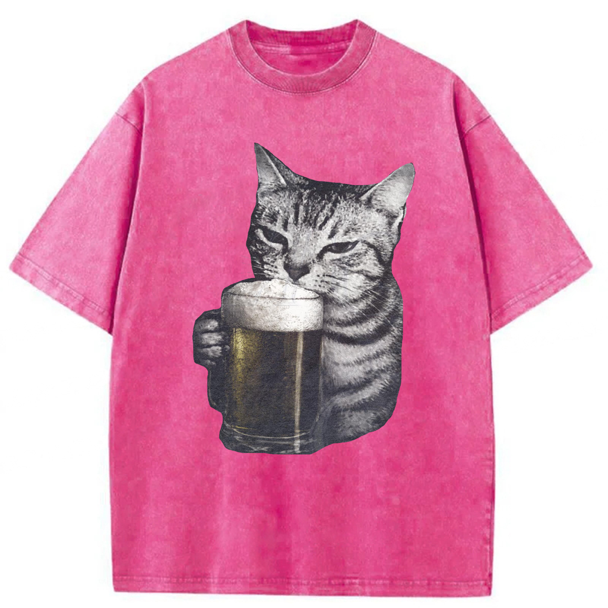 Tokyoviva Cat Beer Washed T-shirt