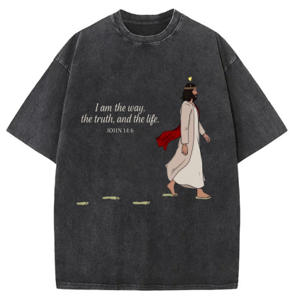 Tokyoviva Jesus The Way The Truth The Life Washed T-shirt