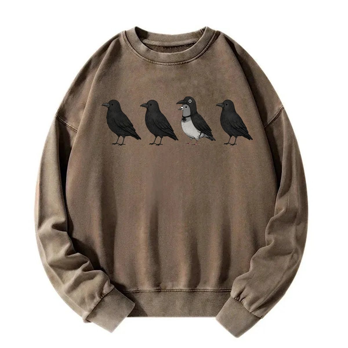 Tokyoviva Halloween Crow Pigeon Sweatshirt