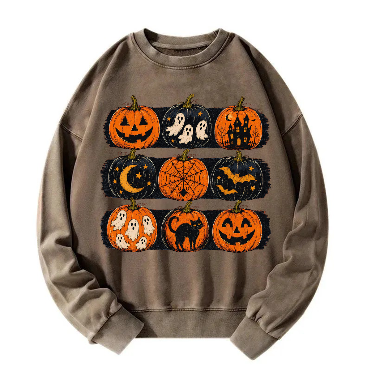 Tokyoviva Spooky Halloween Pumpkin Sweatshirt
