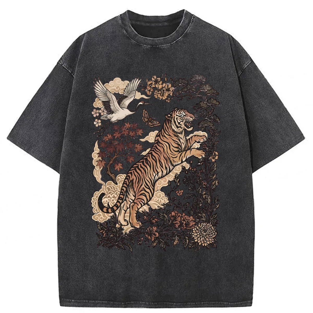Tokyoviva Wild Tiger Washed T-shirt