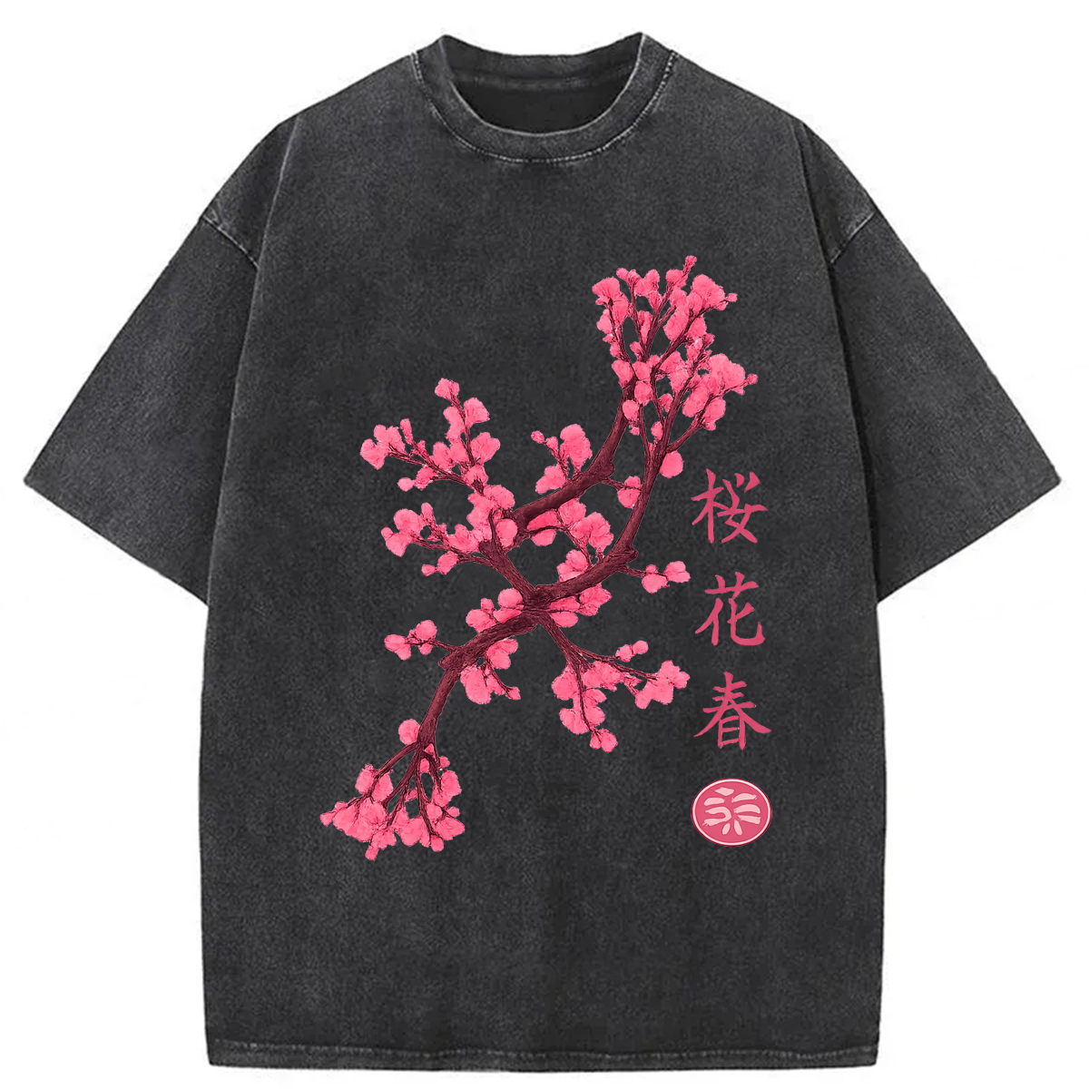 Tokyoviva Japanese Sakura Washed T-shirt