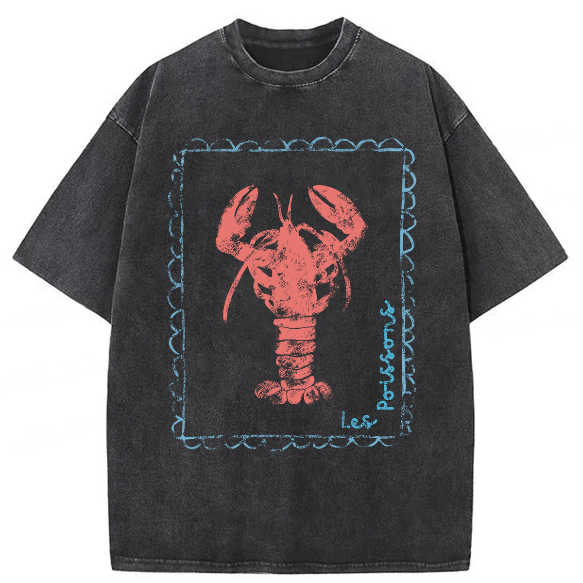 Tokyoviva Japanese Lobster Washed T-shirt