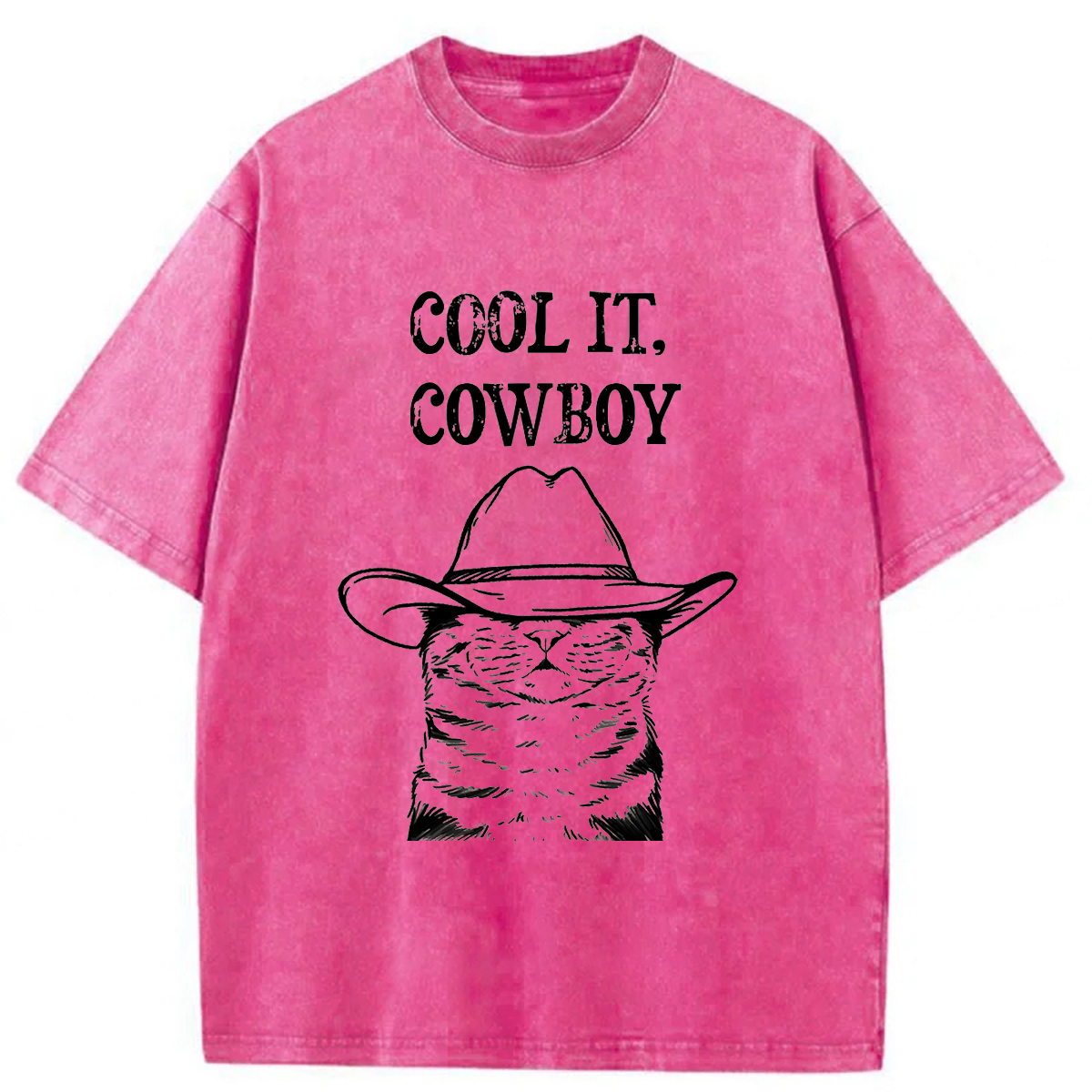 Tokyoviva Cowboy Cat Washed T-shirt
