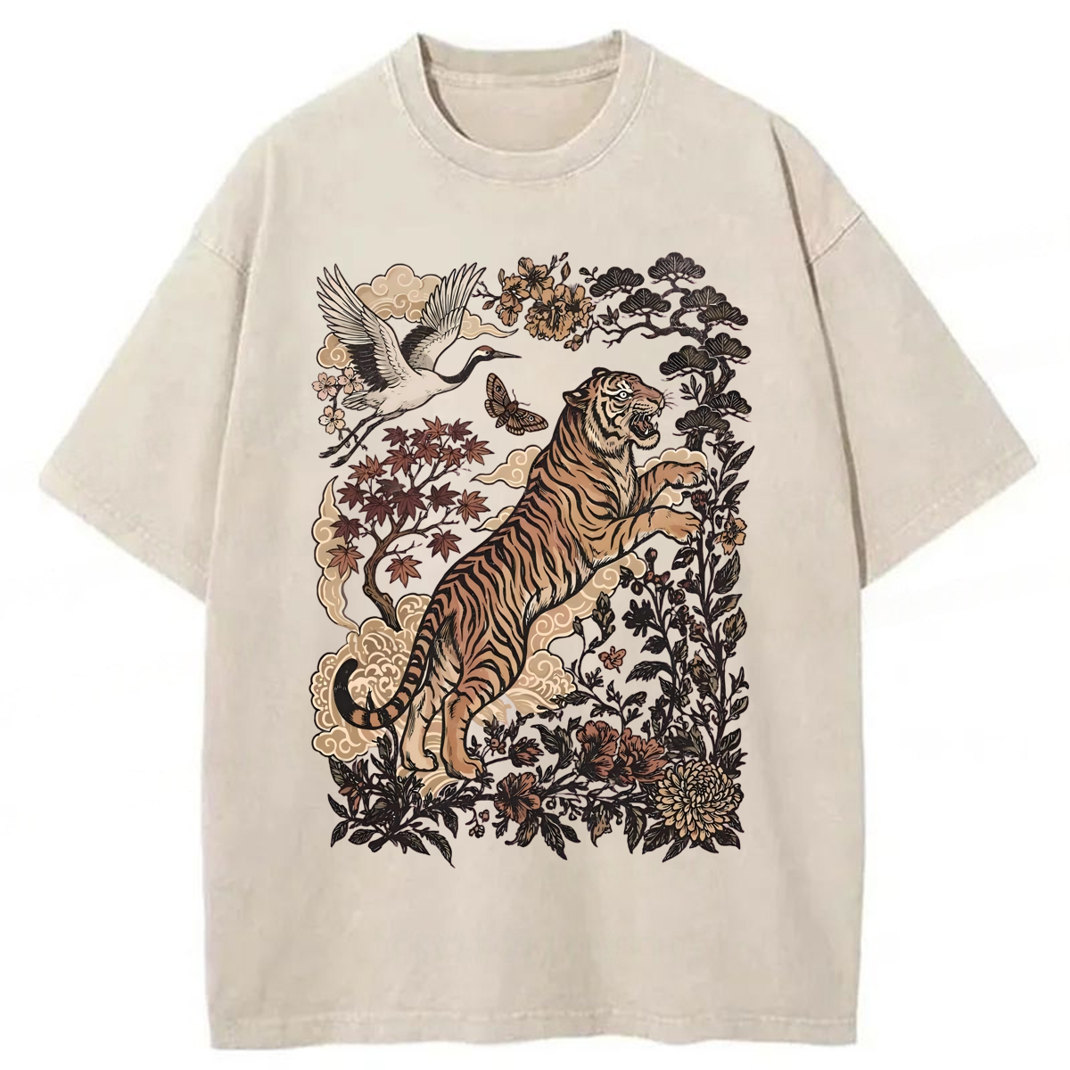Tokyoviva Wild Tiger Washed T-shirt
