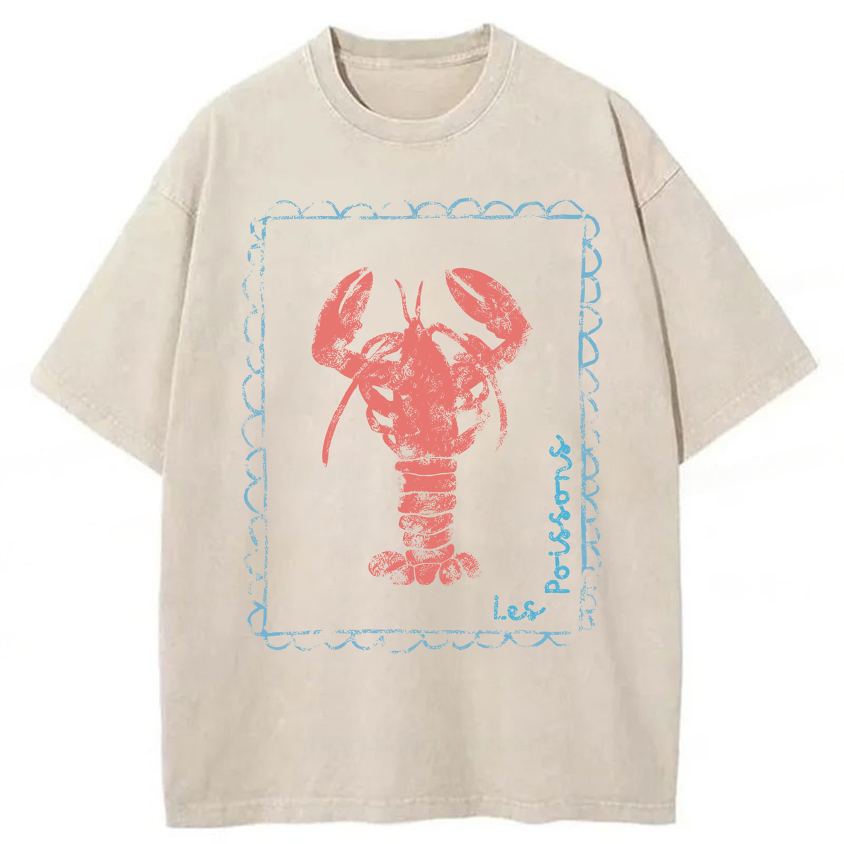 Tokyoviva Japanese Lobster Washed T-shirt