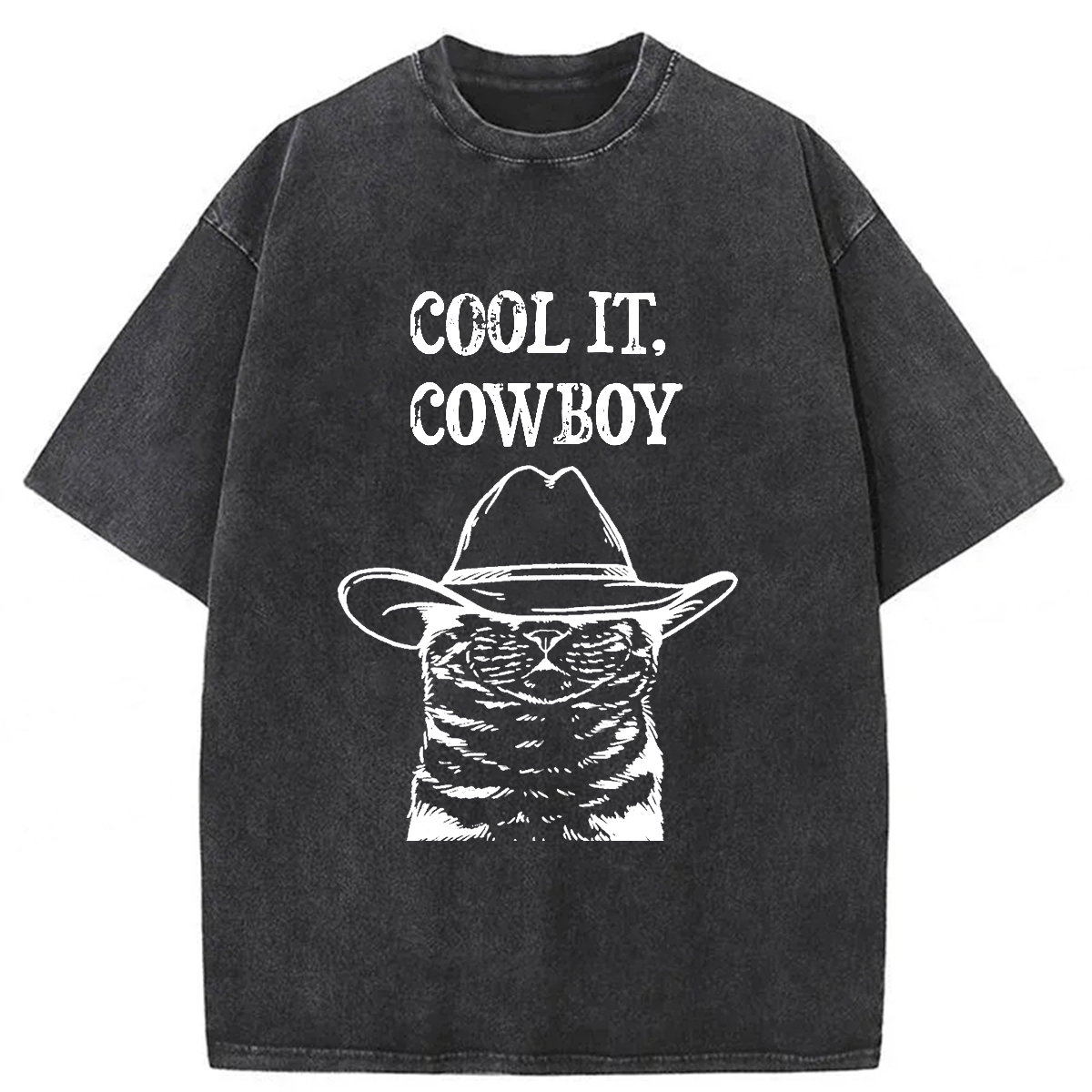 Tokyoviva Cowboy Cat Washed T-shirt