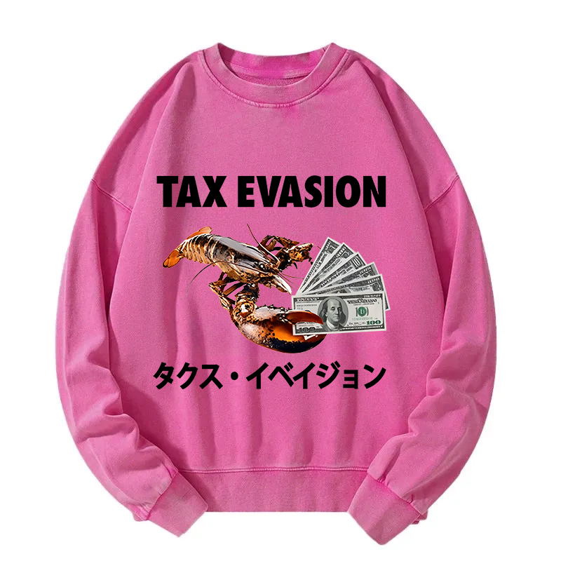 Tux Evasion Funny Washed Sweatshirt