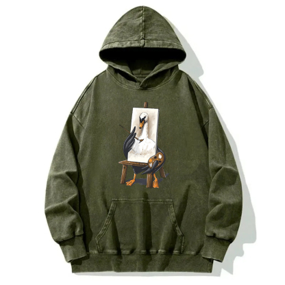 Goose's Self-Portrait Washed Hoodie