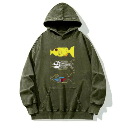 The Oddest Fish In The Universe Washed Hoodie