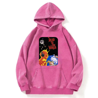 Dead To The World Washed Hoodie