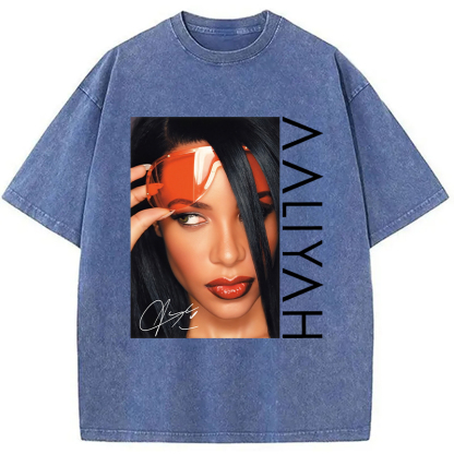 Aaliyah Vintage Washed T-Shirt