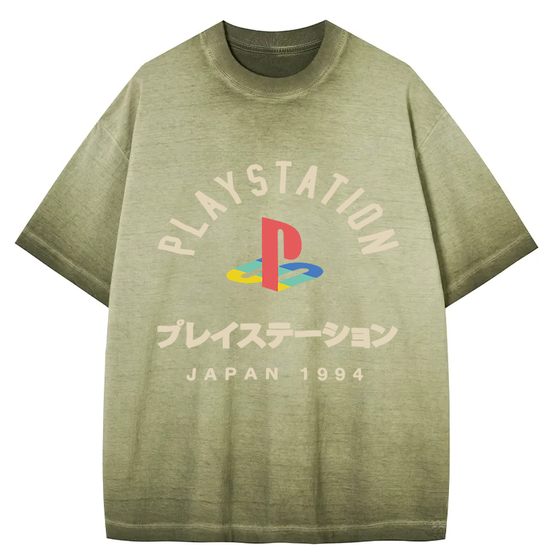 PlayStation Japan Gradient Washed T-Shirt