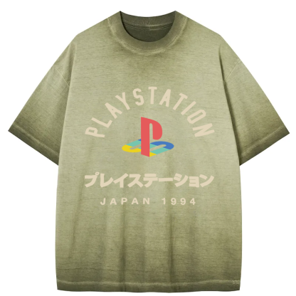 PlayStation Japan Gradient Washed T-Shirt