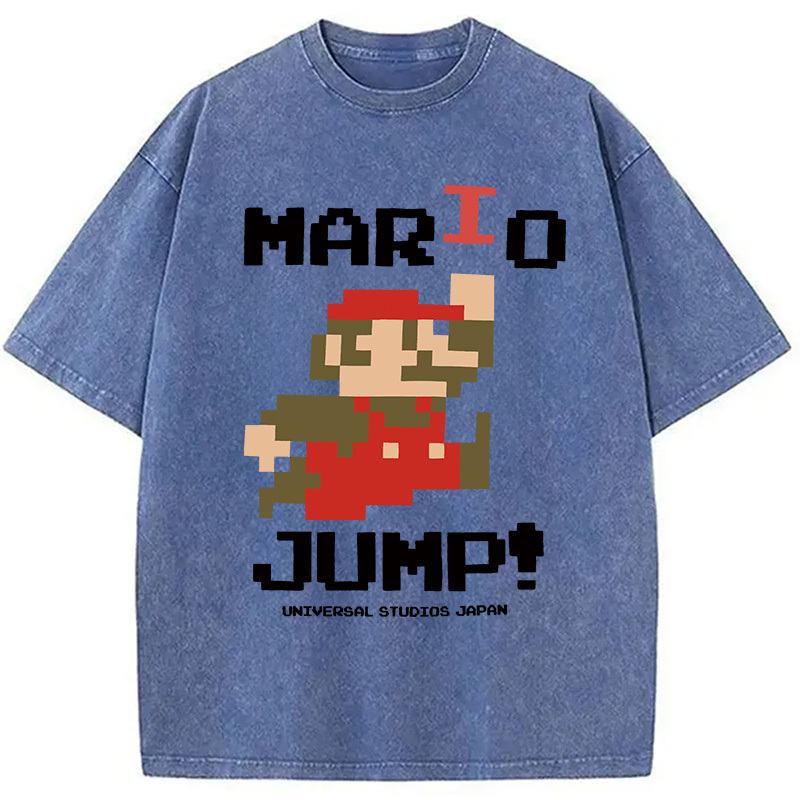 Nintendo Mario Jump Washed T-Shirt