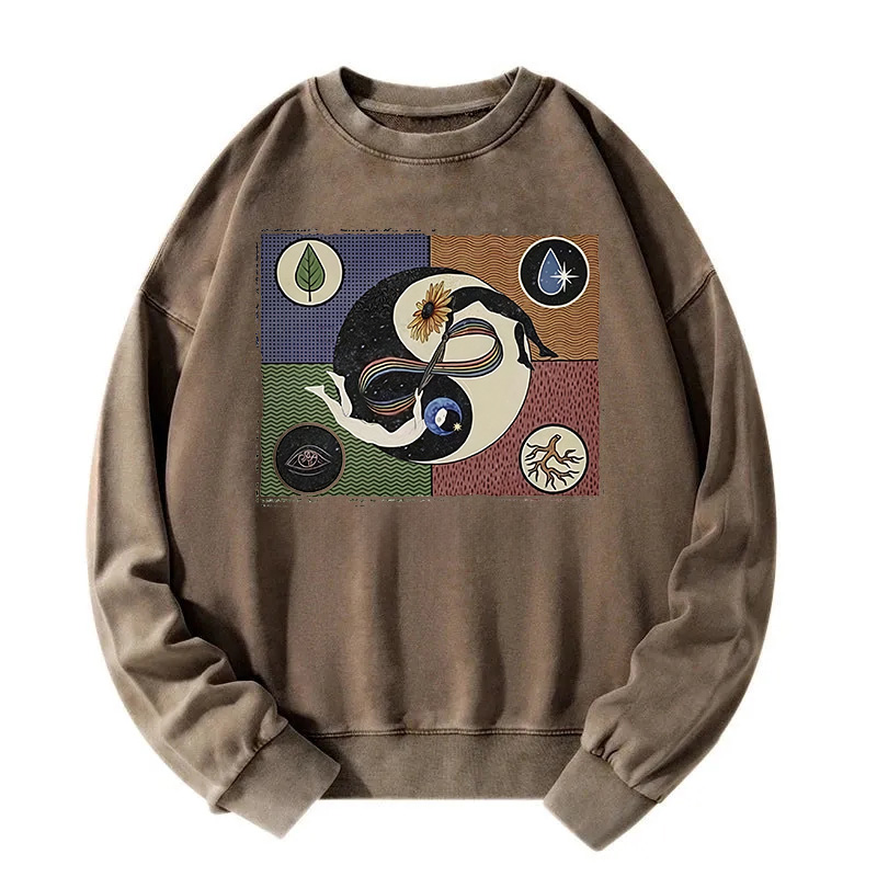 The Rotation Of Seasons Washed Sweatshirt