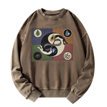 The Rotation Of Seasons Washed Sweatshirt