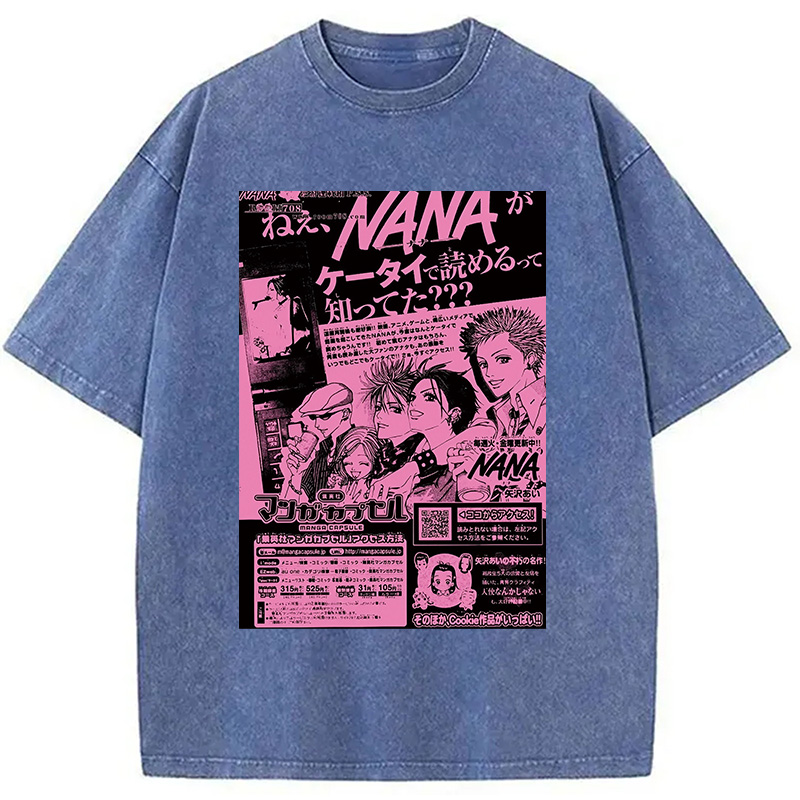 Nana Black Stone Washed T-Shirt