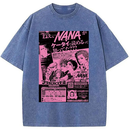 Nana Black Stone Washed T-Shirt