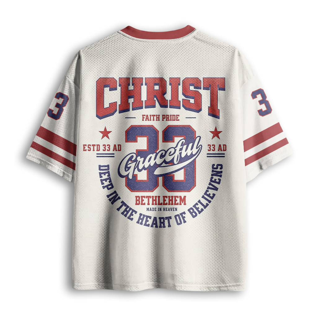 Baddiecat Love Christ Mesh Jersey
