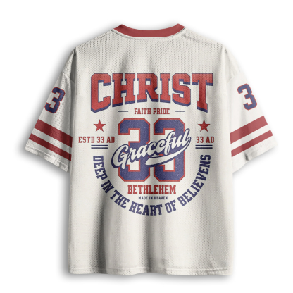 Baddiecat Love Christ Mesh Jersey