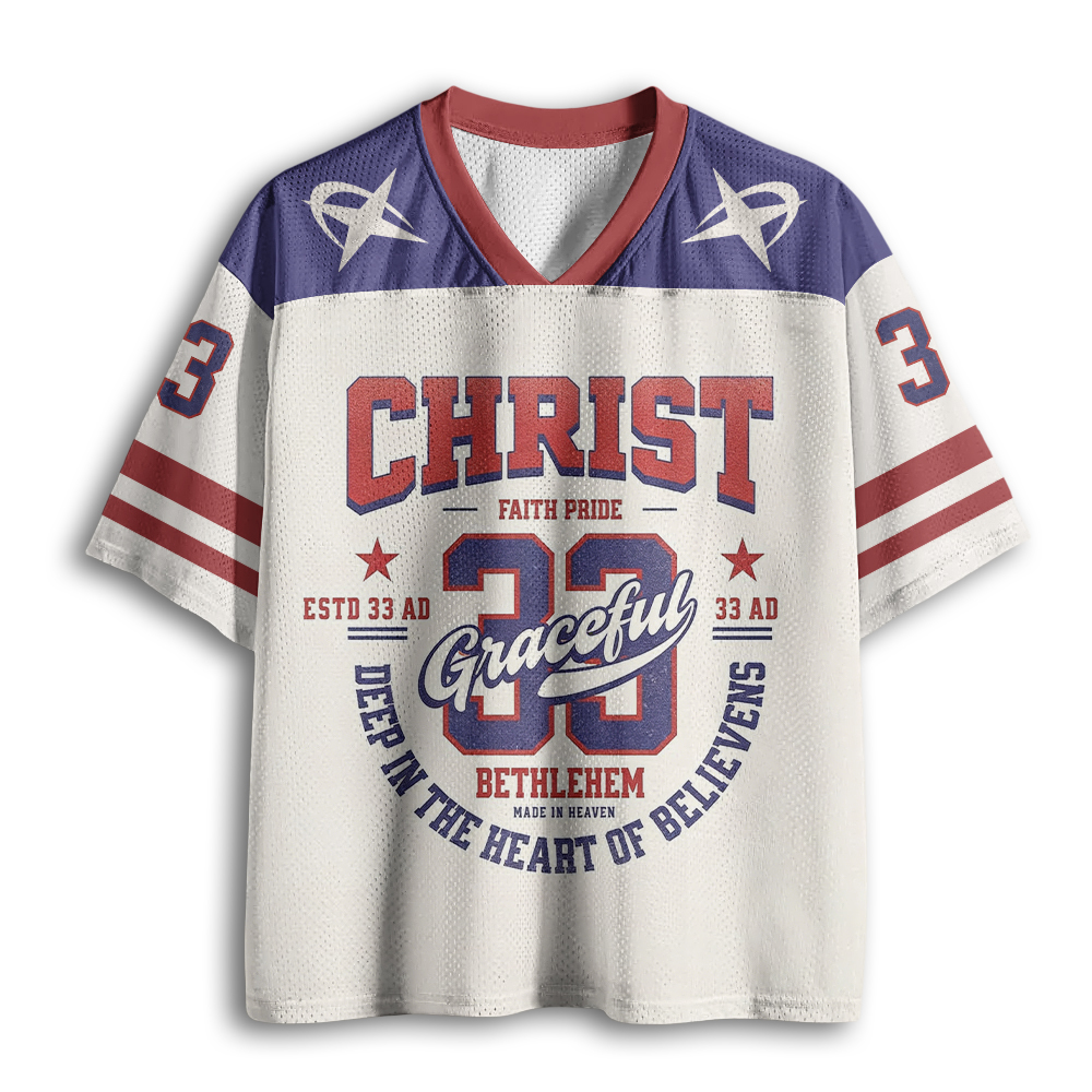 Baddiecat Love Christ Mesh Jersey