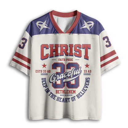 Baddiecat Love Christ Mesh Jersey