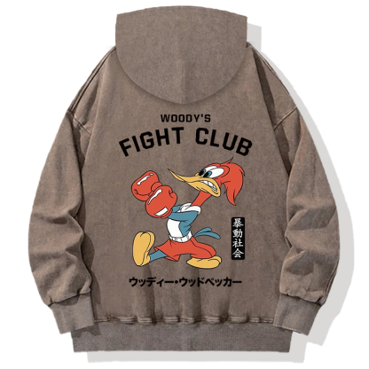 Fight Club Back Washed Hoodie