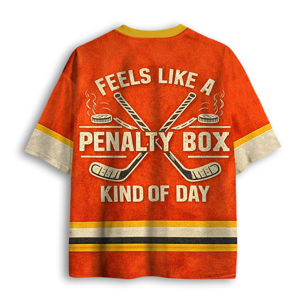 Baddiecat Feels Like A Penalty Box Kind Of Day Mesh Jersey